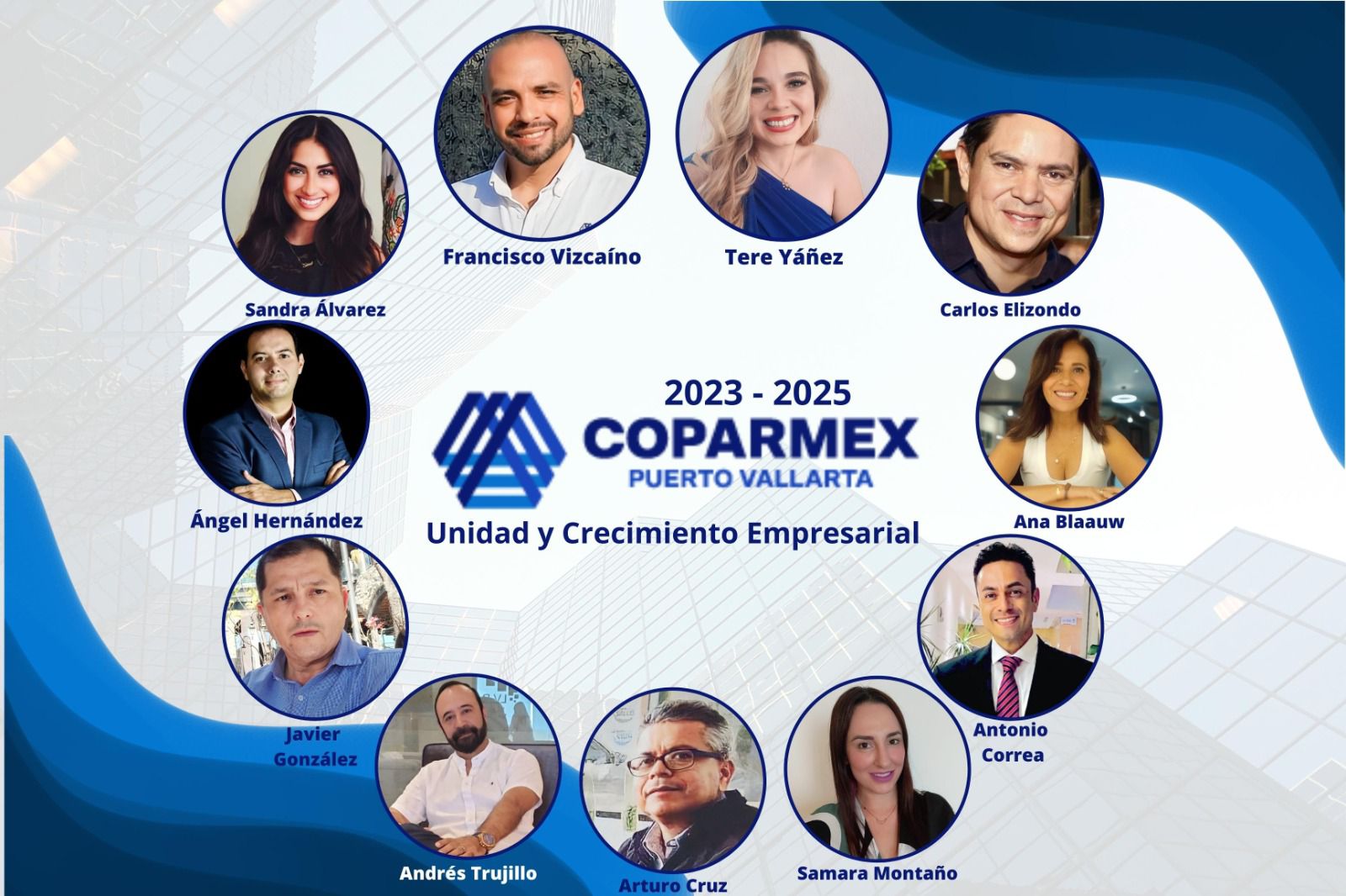 Consejo Directivo de Coparmex Puerto Vallarta para el periodo 2023-2025