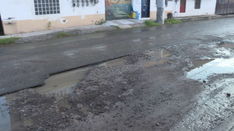 avenida Politécnico Nacional afectada y llena de baches