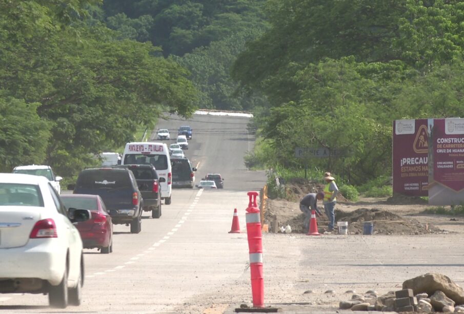 Aunque la vialidad de acceso a La Cruz de Huanacaxtle ya está abierta, el próximo jueves se entregará la obra oficialmente