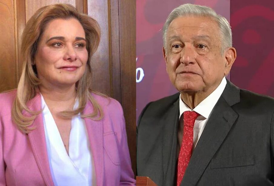 Gobernadora de Chihuahua y AMLO