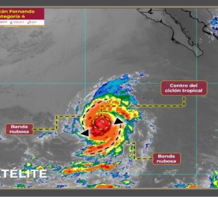 Huracán Fernanda: Categoría 4 al suroeste de Cabo San Lucas