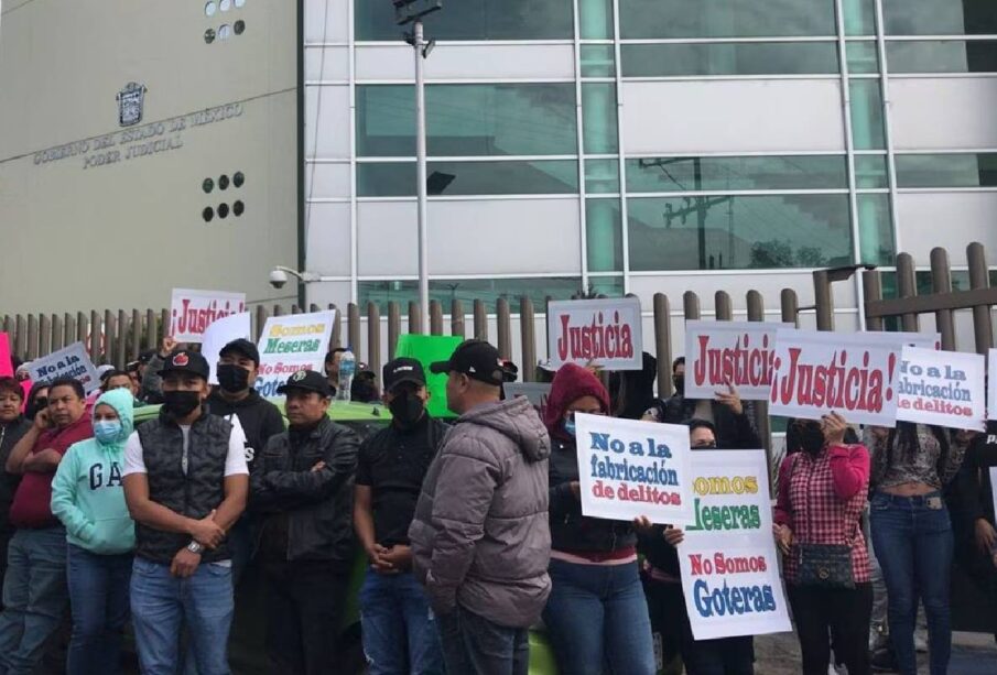 Manifestación de meseros por el caso de Iñigo Arenas