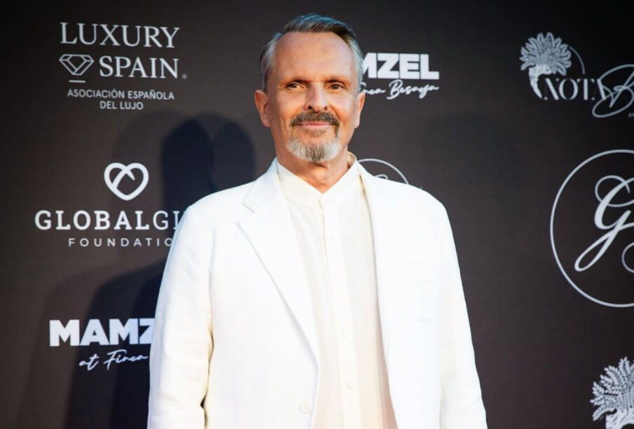 El cantante Miguel Bosé.