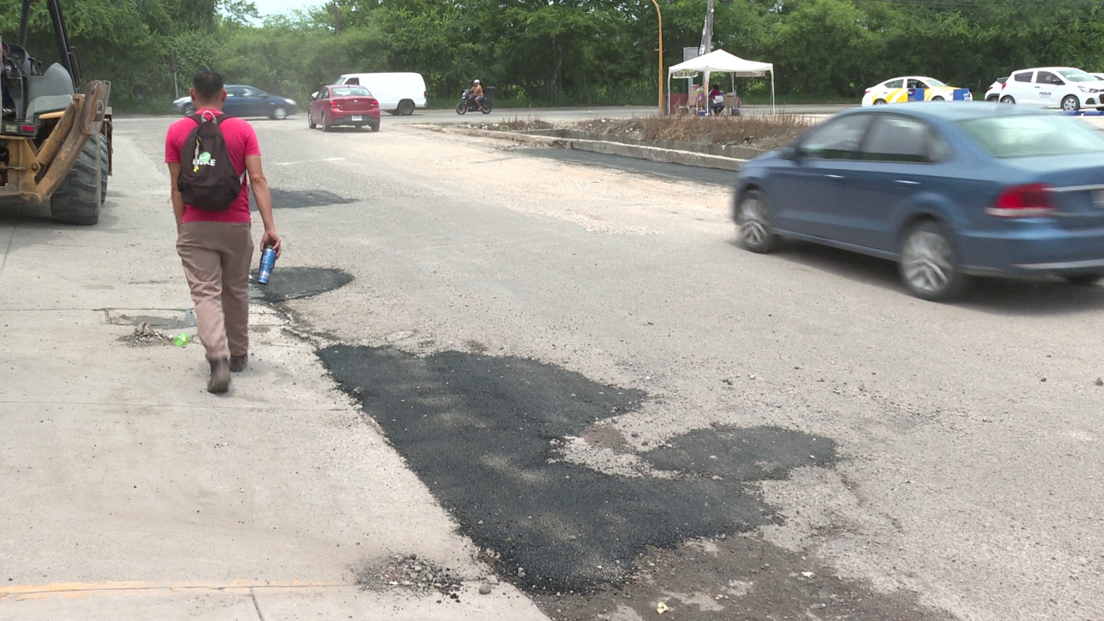 Pavimentación avenida Tamaulipas.