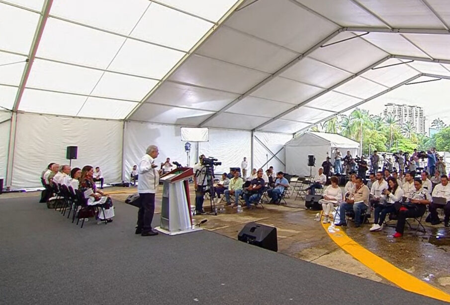 AMLO en la mañanera.