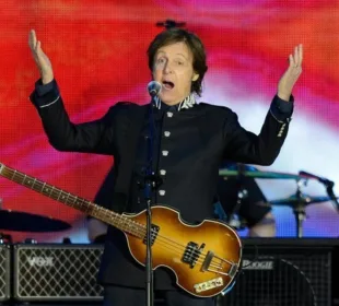 Cantante británico Paul McCartney