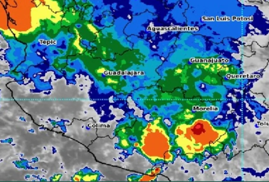 mapa del clima en Puerto Vallarta