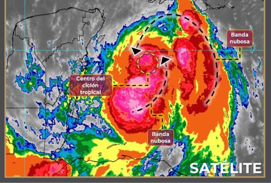 mapa de la tormenta tropical idalia