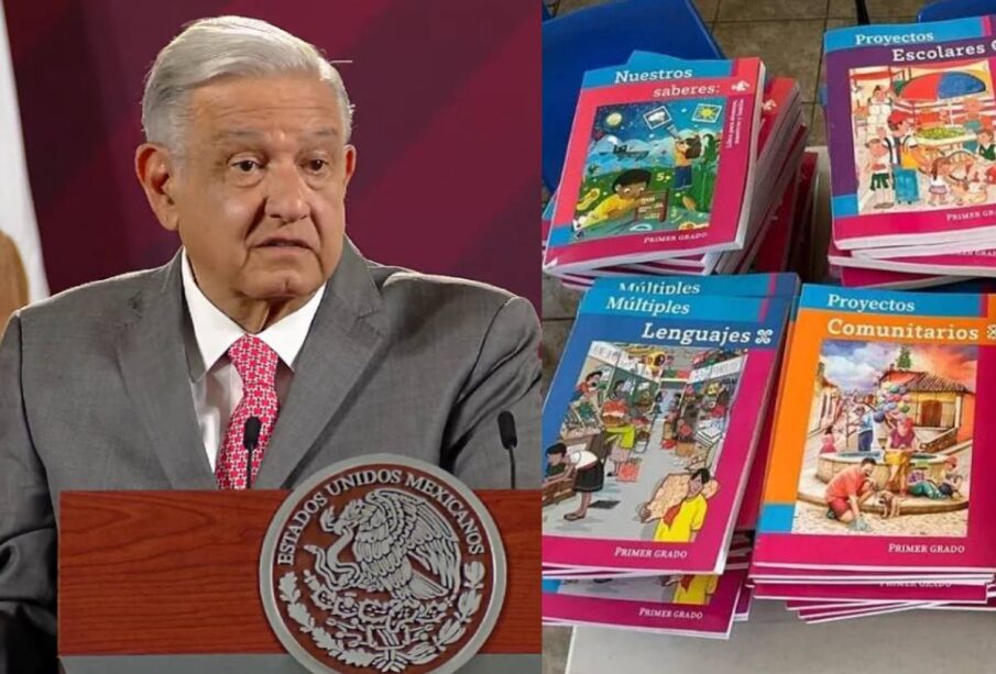 Amlo habla sobre los libros de texto.