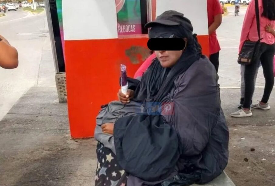 Mujer indigente de Vallarta