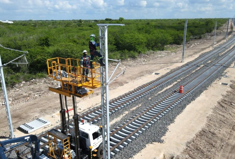 Trabajadores del Tren Maya, México