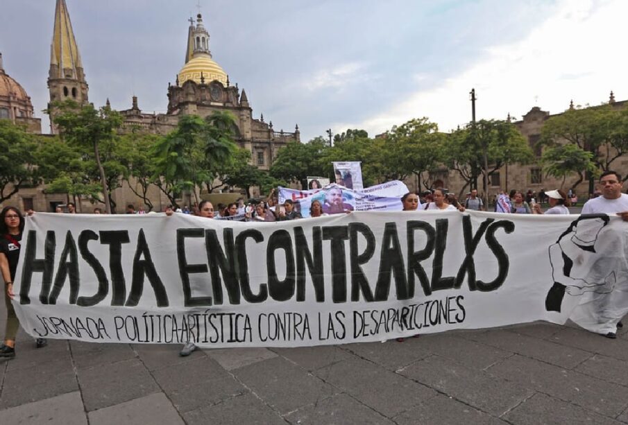 Protestas en Jalisco por desaparecidos