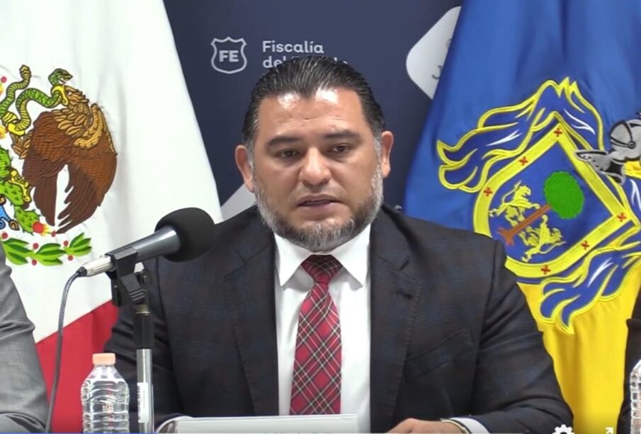 Fiscal General de Jalisco en rueda de prensa