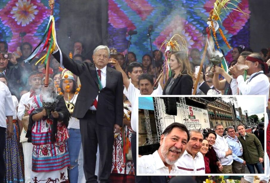 Bastón de mando a AMLO