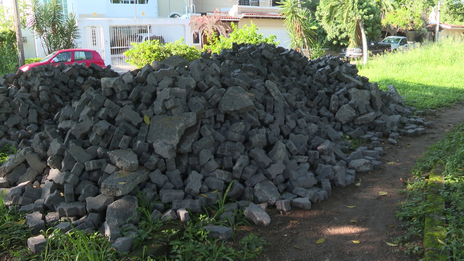 Piedras en el Parque de los pájaros