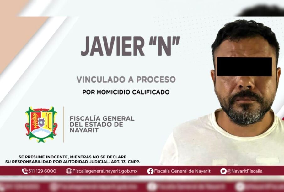 Javier "N" es vinculado a proceso