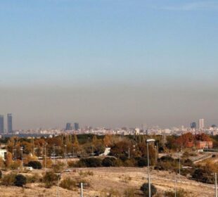 Aire contaminado en una ciudad