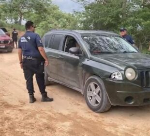 Policías en operativo especial en El Colorado