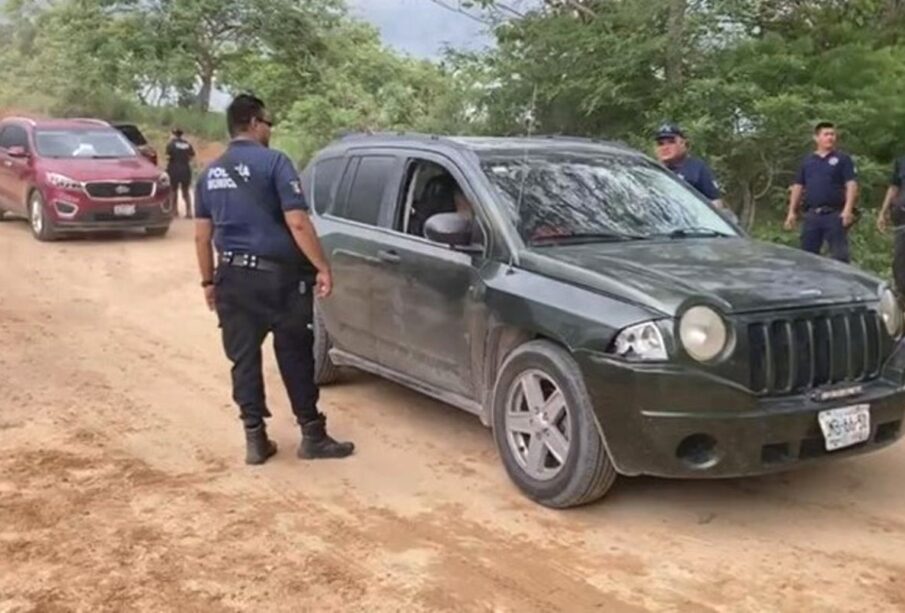 Policías en operativo especial en El Colorado