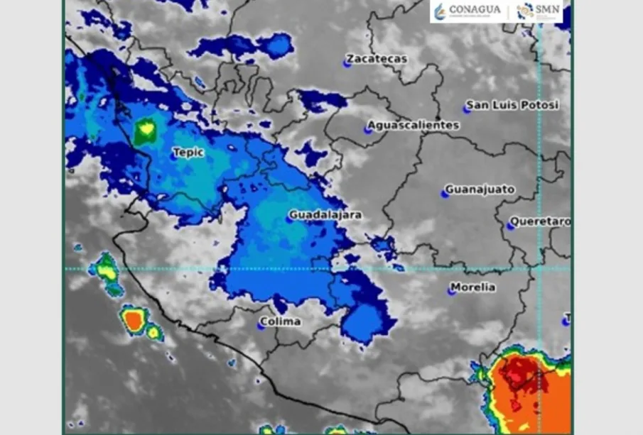 mapa del clima en puerto vallarta