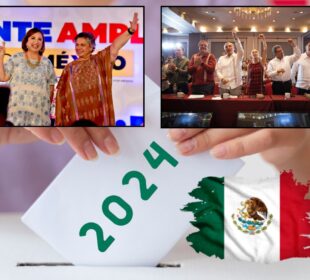 Aspirantes Morena y Frente Amplio por México