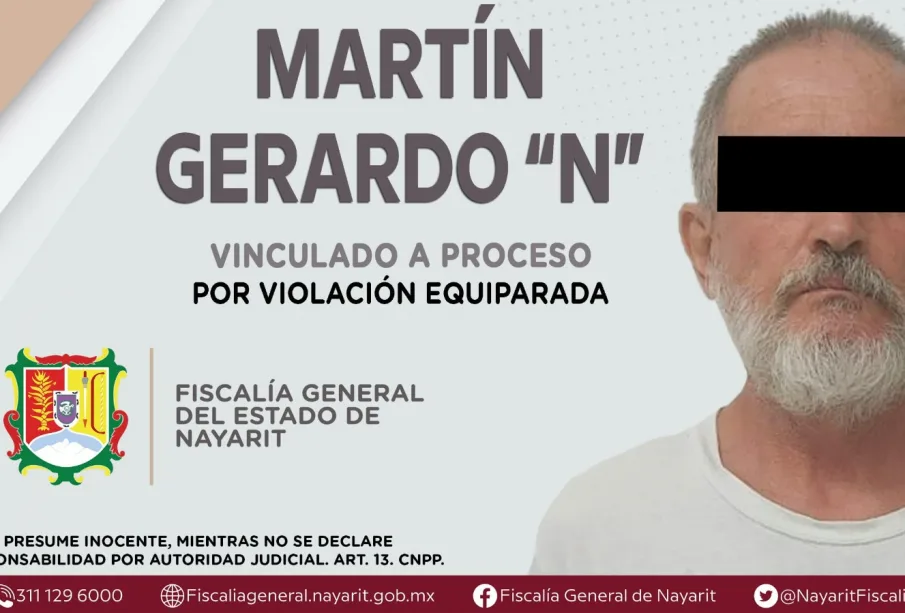 Ficha de vinculación a proceso de Martín Gerardo