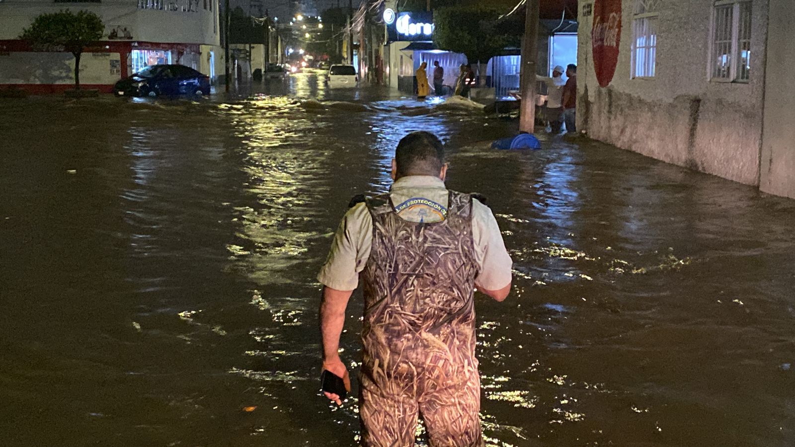 Inundaciones en Guadalajara. 