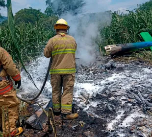 Accidente aéreo en Tuxpan.