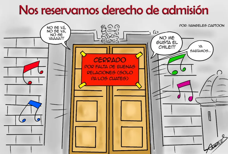 nos reservamos el derecho de admisión