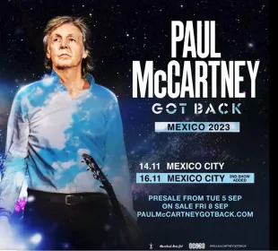 Anuncio de Paul McCartney sobre su segundo concierto en México