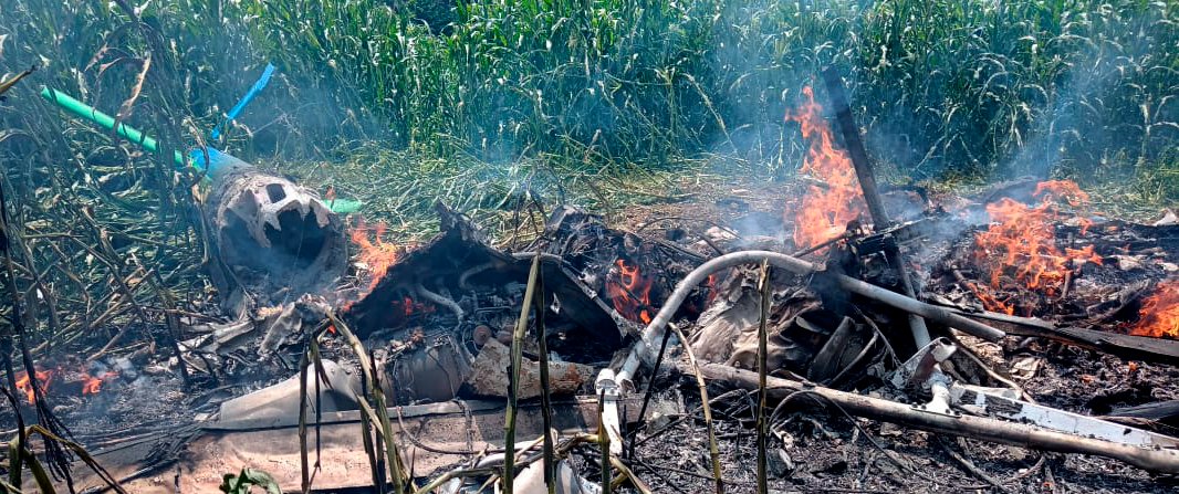 Accidente aéreo en Tuxpan.