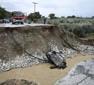 Desastres por las tormentas en Grecia