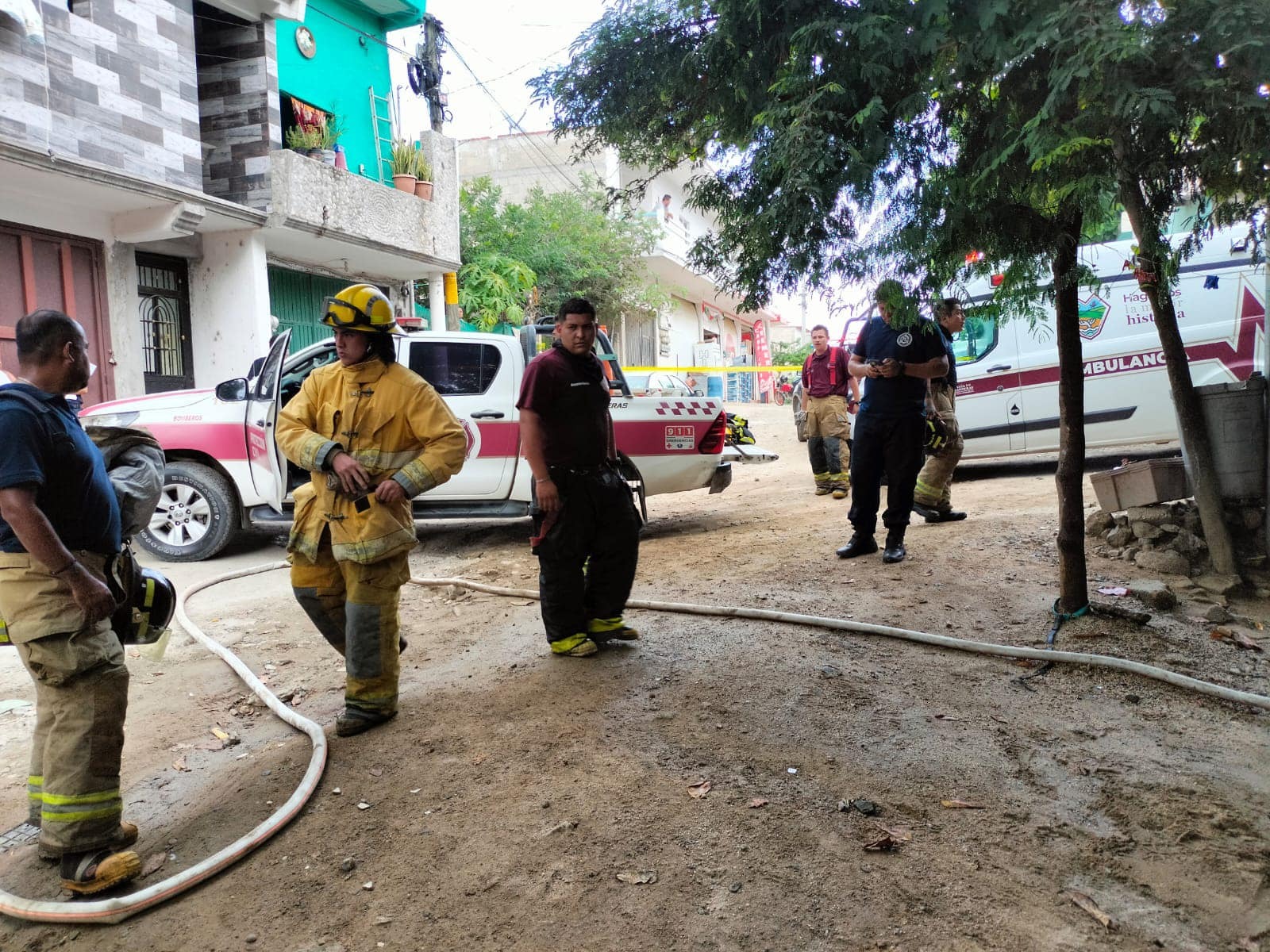 Incendio en Bucerías. 