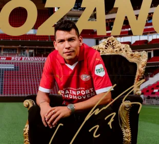 El jugador Hirving 'Chucky' Lozano