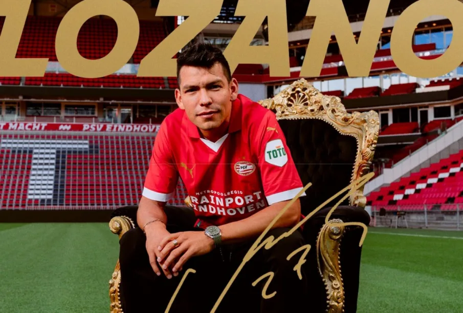 El jugador Hirving 'Chucky' Lozano