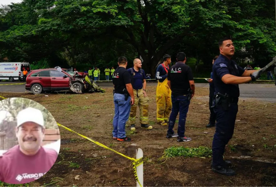 Guillermo de León Sánchez muere en la autopista Tepic-San Blas.