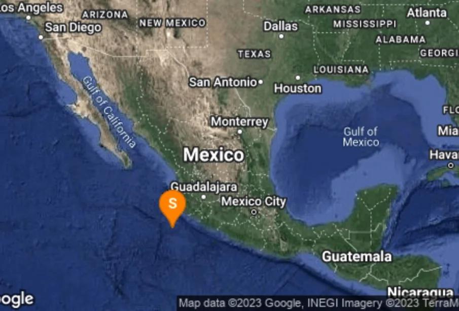 Sismo en Cihuatlán