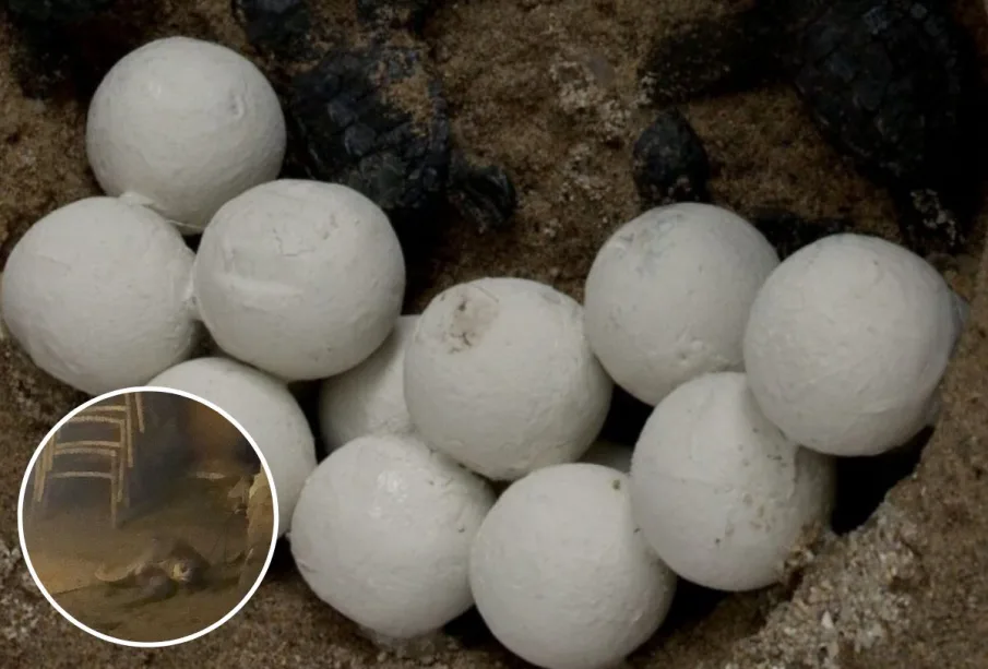 Huevos de tortuga marinas