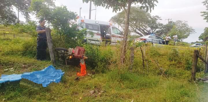 Motociclista accidentado