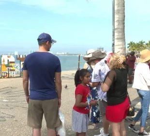 Turistas en Vallarta