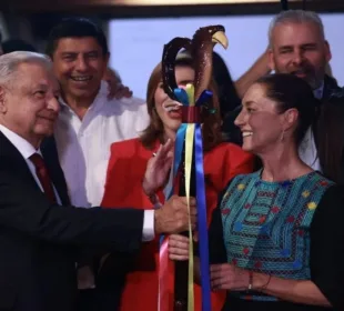 AMLO y Claudia Sheinbaum.