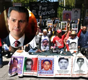 Padres de los 43 normalistas de Ayotzinapa en rueda de prensa