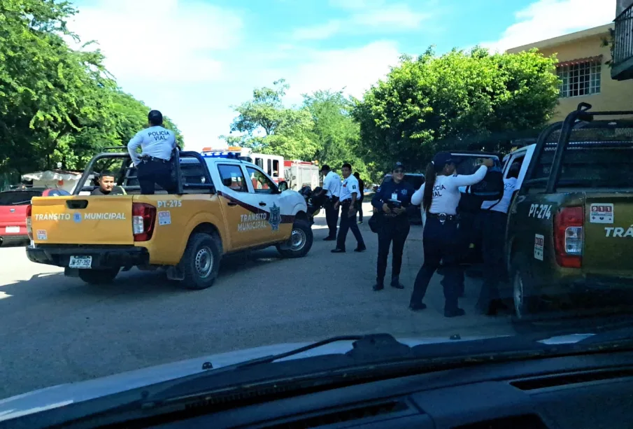 Detenido en patrulla de Transito Municipal