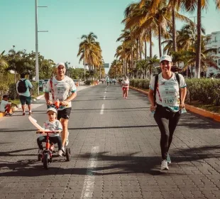 La carrera fue en apoyo a personas con Síndrome de Down