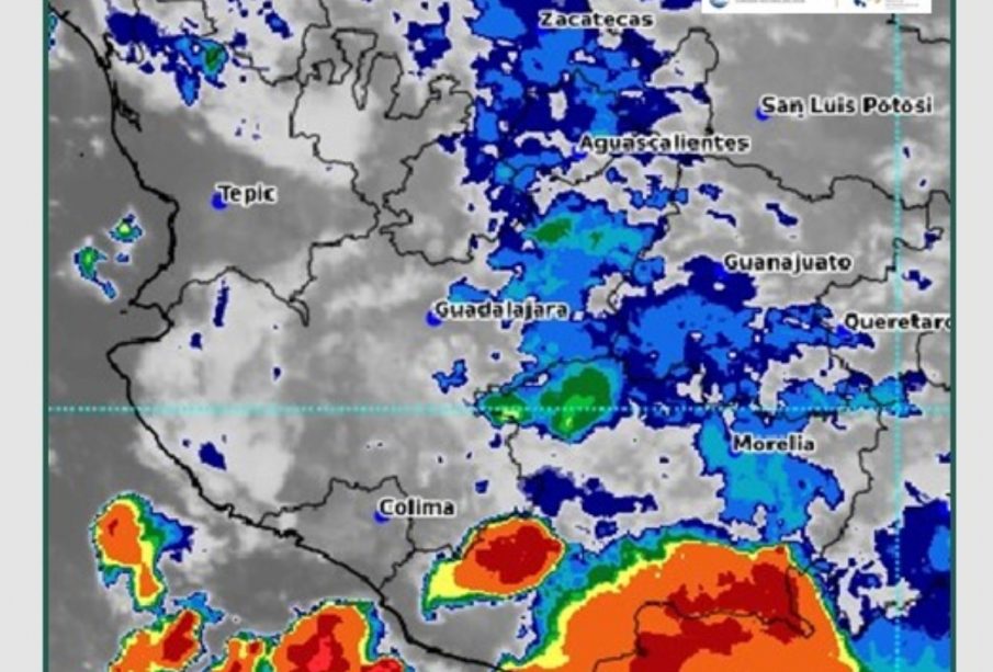 Mapa del clima en Puerto Vallarta