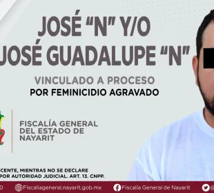 deportación y vinculación a proceso de José Guadalupe N por feminicio