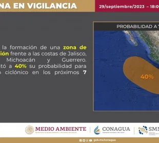 Un 40% de posibilidad de convertirse en ciclón