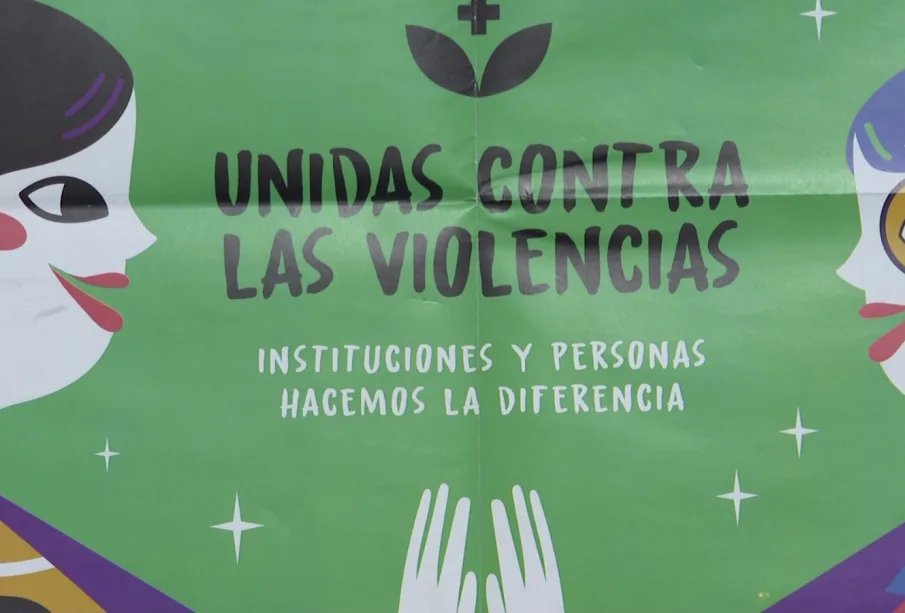 Cartel sobre la violencia de género