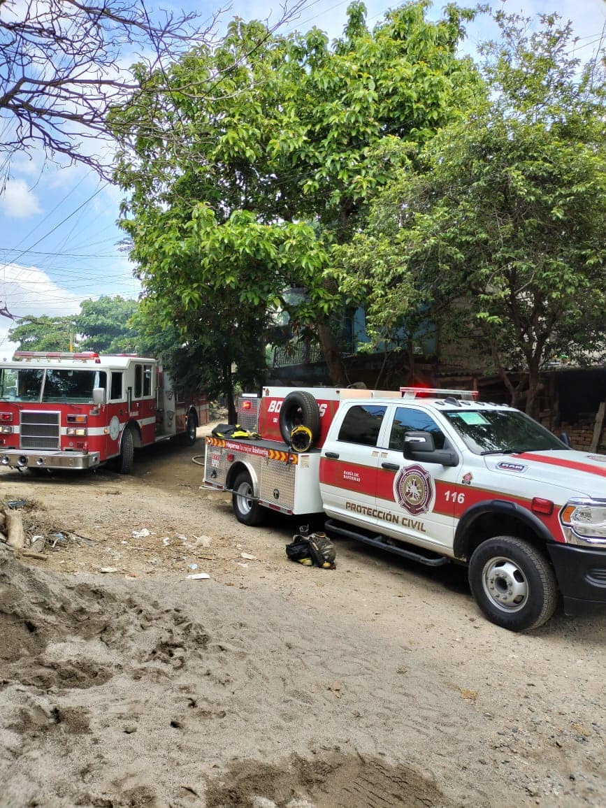 Incendio en Bucerías. 