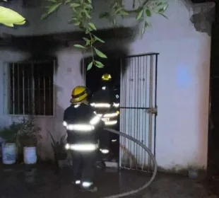 El incendio solo provocó daños materiales.